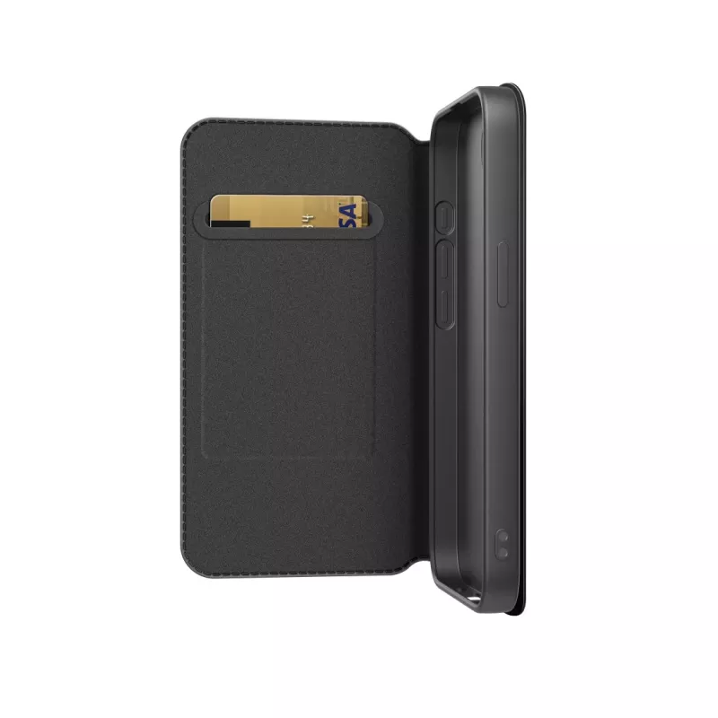 Black Rock Booklet Slim Folio Hülle für Apple iPhone 16e/17e, Schwarz 00229688