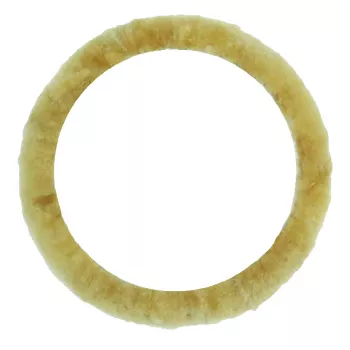 IWH Lenkradbezug, Echt-Lammfell, Beige, 35–41 cm 102712