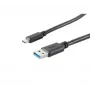 EXERTIS CONNECT USB 3.1 Typ-C auf USB 3.0 Typ-A Kabel, 1,8 m, Schwarz 39910223