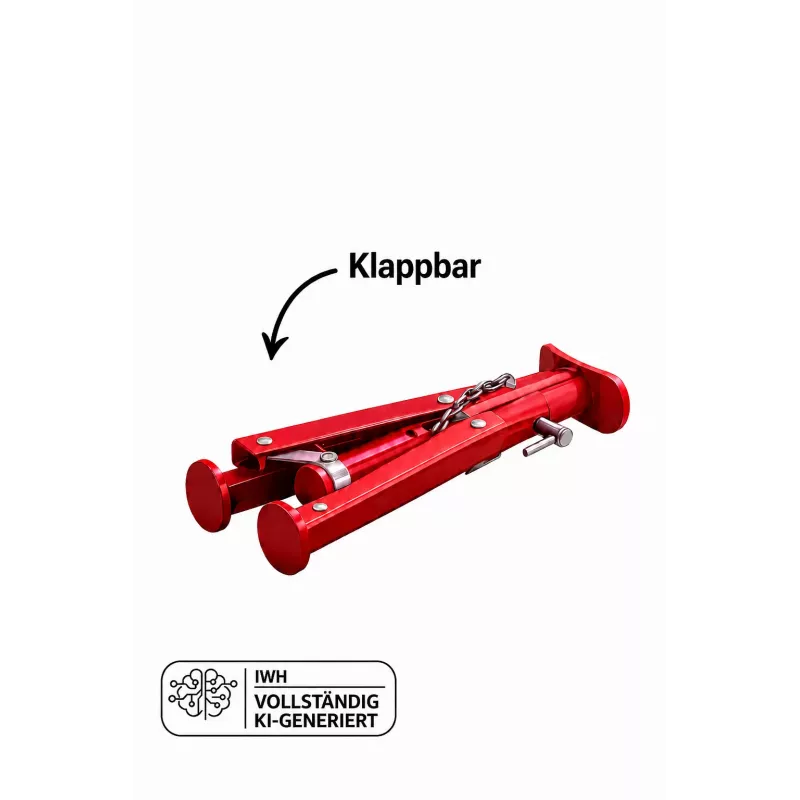 IWH Klappbarer Unterstellbock 2 Tonnen, Arbeitshöhe 27,5 - 36,5 cm 10899