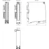 Siemens SIMATIC S7-1500 Digitalausgabemodul DQ 32x24VDC/0,5A, 32 Kanäle, Sourcing (PNP), Push-in-Frontstecker, Diagnose | 6ES75221BL100AA0