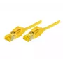 TECLINE Dätwyler Cat 6a S/FTP Patchkabel, PiMF, Gelb, 3,0 m, 10 Gbit/s, halogenfrei, Hirose TM31 Stecker 78003Y