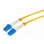 Tecline HD LWL-Patchkabel, Singlemode OS2 9/125 µm, LC Duplex auf LC Duplex, Gelb, 20 m 799LL20