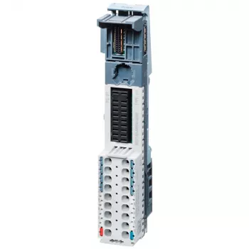 Siemens SIMATIC ET 200SP BaseUnit BU15-P16+A0+2D, Typ A0, Push-in-Klemmen, heller Farbcode, 16 Prozessklemmen, 2 Diagnoseklemmen, definiert neue Potenzialgruppe P1 für 2-Draht-Sensoren, DIN-Schienen-Montage, IP20 6ES71936BP000DU0