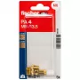 Fischer PA 4 M6/13,5 K NV Messingdübel, 1 Set (503785)