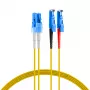 EFB-Elektronik Duplex Jumper LC-E2000 9/125µ OS2 LSZH Gelb 2,0mm 1m O0364.1