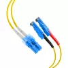 EFB-Elektronik Duplex Jumper LC-E2000 9/125µ OS2 LSZH Gelb 2,0mm 1m O0364.1
