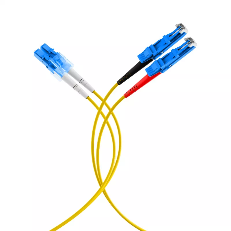 EFB-Elektronik Duplex Jumper LC-E2000 9/125µ OS2 LSZH Gelb 2,0mm 1m O0364.1