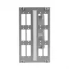EFB-Elektronik 3U 14HP Glasfaser-Modulträger für 12x SC Duplex, unbestückt 53711.24