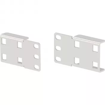EFB PRO-PDU01.GR PDU-Montagewinkel-Set, 1 HE, RAL 7035 Lichtgrau, 2 Stück