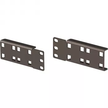 EFB PRO-PDU01.GR PDU-Montagewinkel-Set, 1 HE, RAL 7035 Lichtgrau, 2 Stück