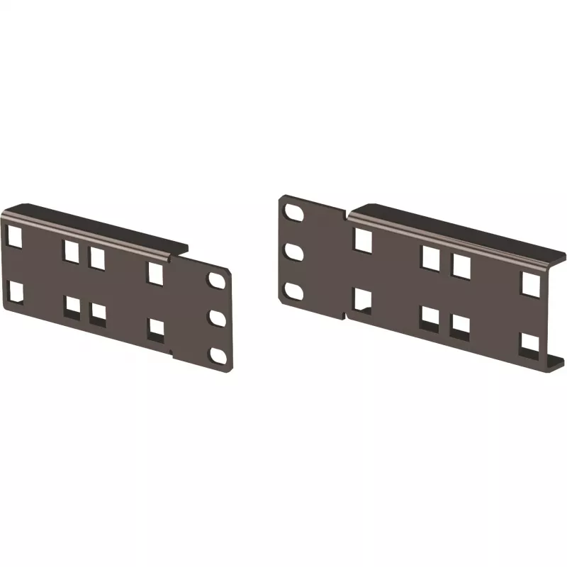 EFB PRO-PDU01.GR PDU-Montagewinkel-Set, 1 HE, RAL 7035 Lichtgrau, 2 Stück