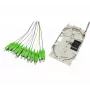 Tecline Glasfaser-Spleißkassette mit 12x OM5-Pigtails, SC/UPC, 2,0 m, 12er-Pack 20500027