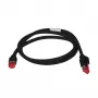 EFB Elektronik K0700SW.0,5 Cat.7 S/FTP LSZH Patchkabel, 0,5 m, Schwarz