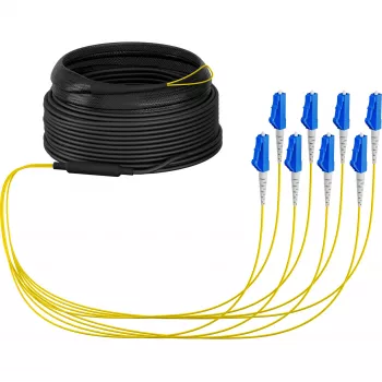 EFB Elektronik Trunk-Kabel U-DQ ZN BH OS2 8E 1x8 LC-LC 40m Dca LSZH - 40 m (O8322S40OS2)