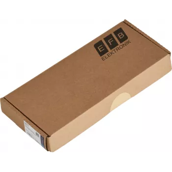 EFB E-20094-24 RJ45 Keystone Slimline/Shortbody Cat.6A Komponenten-zertifiziert Silber, 24 Stück