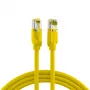 EFB Elektronik RJ45 Patchkabel Cat.6A S/FTP LSZH Gelb 0,15m (K8560GE.0,15)