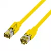EFB Elektronik RJ45 Patchkabel Cat.6A S/FTP LSZH Gelb 0,15m (K8560GE.0,15)