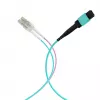 EFB MTP auf LC 12-Faser OM3 LSZH Aqua Fan-out Patchkabel, 7,5 m MTPF12LCOM3-7,5