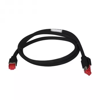 EFB Elektronik Cat.7 S/FTP LSZH Patchkabel, RJ45, Schwarz, 0,15 m K0700SW.0,15