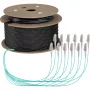 EFB Elektronik Trunk-Kabel U-DQ ZN BH OM3 12G 1x12 LC-LC 100m Dca LSZH - 100 m O8342S100OM3