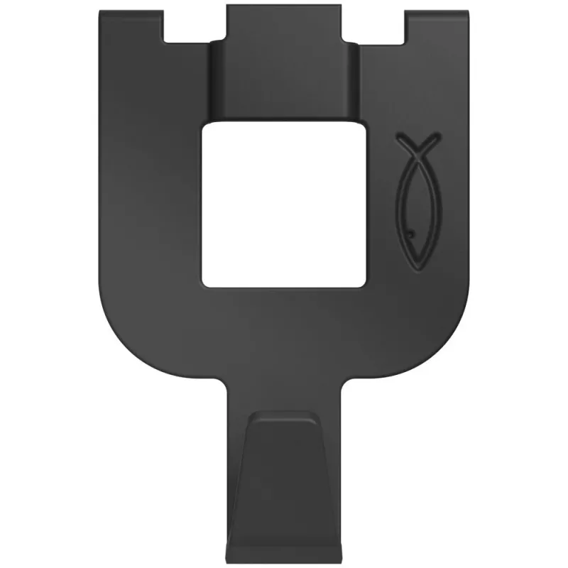 fischer Fast & Fix Wandhaken K NV Schwarz (1 Set) – Selbstklebend, Ohne Bohren, Wiederverwendbar