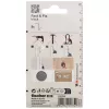 fischer Fast & Fix Wandhaken K NV Schwarz (1 Set) – Selbstklebend, Ohne Bohren, Wiederverwendbar