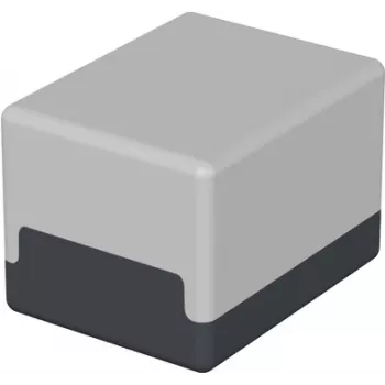 BOPLA E 408 Polystyrol-Gehäuse, grau, 65 x 50 x 45 mm, IP40, Schraubverbindung