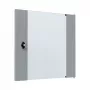 EFB Elektronik Glastür für X-Rack Wandgehäuse 12U Grau RAL 7035 (WGX-TUR12GR.G)