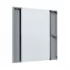 EFB Elektronik Glastür für X-Rack Wandgehäuse 12U Grau RAL 7035 (WGX-TUR12GR.G)