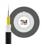 INFRALAN A-DQ(ZN)B2Y OM3 12G (1x12) Fca 2000N Schwarz 5,8mm Glasfaserkabel A12M3F1