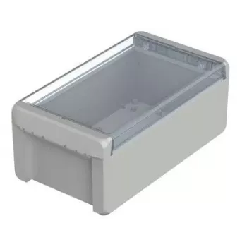BOPLA EUROMAS II Wandgehäuse, Polycarbonat, Lichtgrau (RAL 7035), 231 x 125 x 90 mm, IP65, IK07 96025235