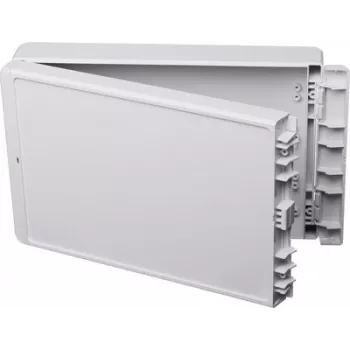 BOPLA EUROMAS II Wandgehäuse, Polycarbonat, Lichtgrau (RAL 7035), 271 x 170 x 60 mm, IP65, IK08 96016325