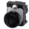 Siemens SIRIUS ACT 3SU1200-6KB10-1AA0 Akustischer Melder, 22 mm rund, Kunststoff, schwarz, 24 V AC/DC, IP66/IP67/IP69K