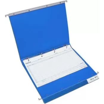 BOI Dokutech Patientenakte Hängemappe, 4-Ring Economy Click-Line, Blau, A4, 30 mm Rücken 9109-00001-B