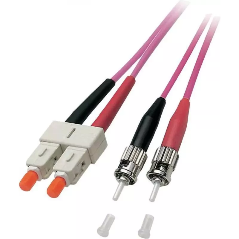 EFB Elektronik Duplex Jumper SC-ST 50/125µm OM4 LSZH Erika Violett 3,0mm 20m O0347.20