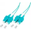 EFB Elektronik O7413.1-1.2 1m SC zu SC Duplex OM3 LSZH Aqua LWL Patchkabel SCSCOM3DAQ1