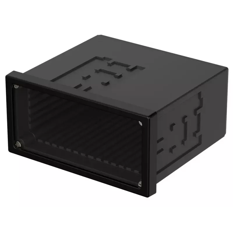 Bopla NGS 9408 UNINORM Einbaugehäuse, 96 x 48 x 85 mm, Schwarz RAL 9005 17940801.MT1