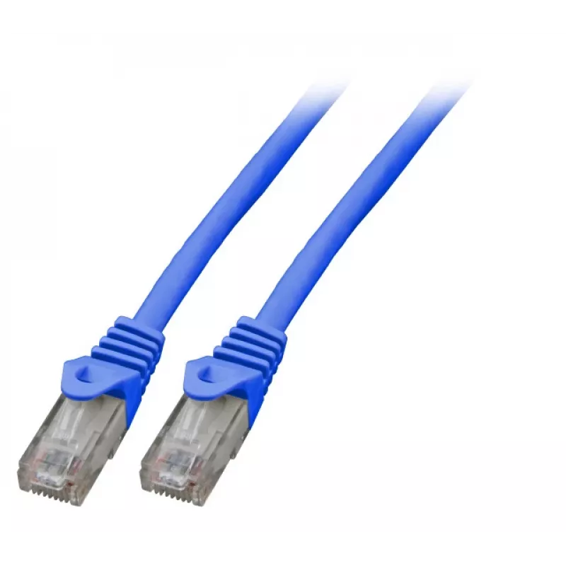 EFB-Elektronik RJ45 Patchkabel Cat.5e U/UTP LSZH CCA AWG24/7 Blau 20m (K8110BL.20)
