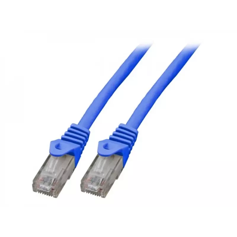 EFB-Elektronik RJ45 Patchkabel Cat.5e U/UTP LSZH CCA AWG24/7 Blau 20m (K8110BL.20)