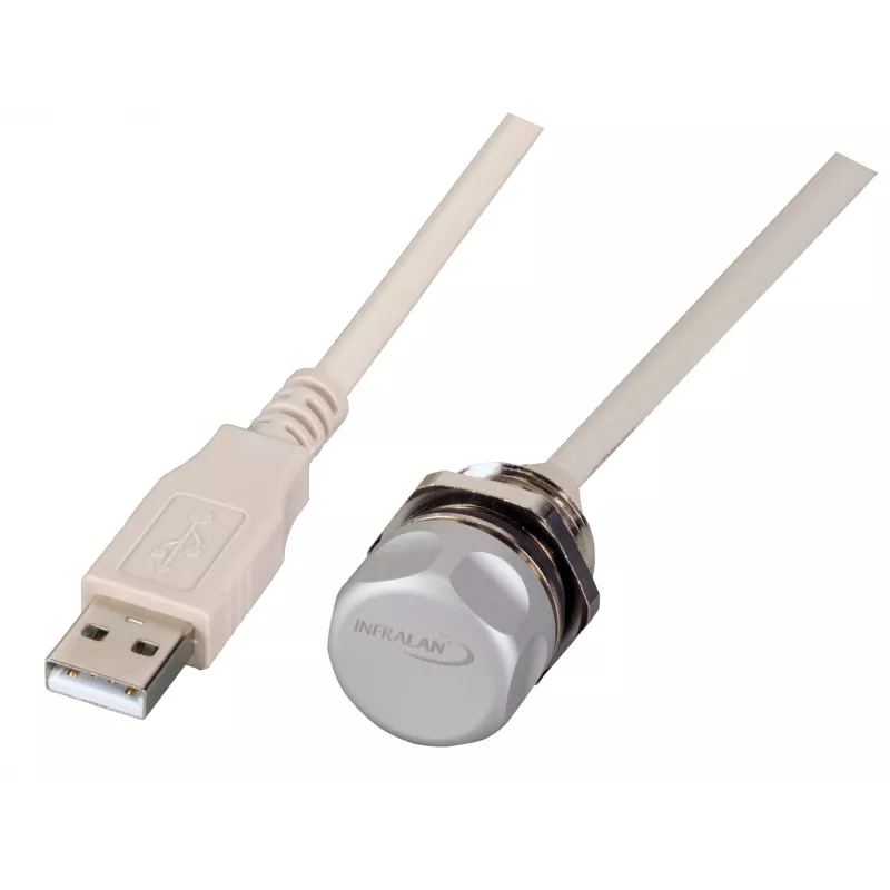 EFB IP67 Einbau-USB 2.0 Typ-A Buchse zu Buchse, M20 Gewinde, 0,5m Kabel, Service Port IP67EBUSBA-A0,5FLHS