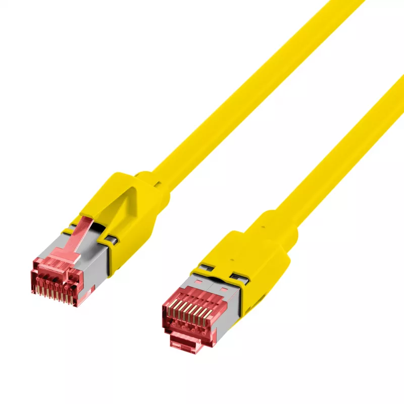 EFB RJ45 Patchkabel Cat.5e S/UTP PUR TM21 Schleppkette Gelb 10m K8032.10