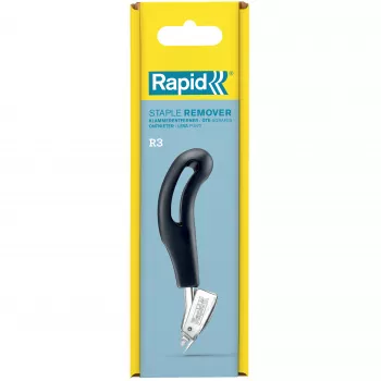 RAPID TOOLS R3 Zangen-Tackerentferner, Silber/Schwarz, Stahlbacken, Ergonomischer Griff 5001701