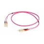 EFB Elektronik Duplex Jumper SC-SC 50/125µ OM4 LSZH Erika Violett Flach Twin 3x5mm 7,5m O0318FT.7,5