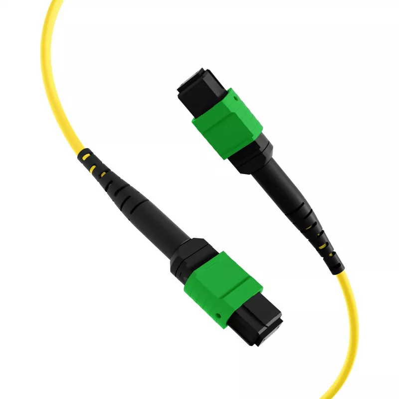 EFB MTPF48MTPFOS2-25-A OS2 Singlemode 48-Faser MTP APC Patchkabel, 25 m, Gelb