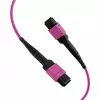EFB Elektronik MTP-F/MTP-F 48-Faser Matrix Patchkabel OM4, LSZH Erika Violett, Code A, 25m MTPF48MTPFOM4-25-A