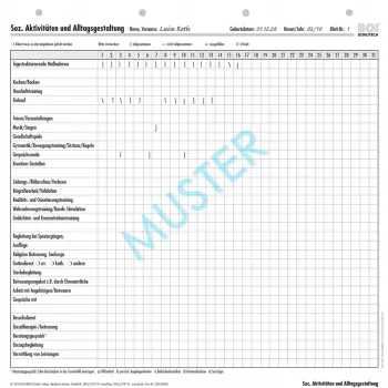 BOI Formulare zur Strukturierung sozialer Aktivitäten und des Alltags, 50 Blatt 9206-00430