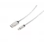 Exertis Connect 39910214 USB-C auf USB-A Kabel, 1 m, USB 3.2 Gen 1, Silber