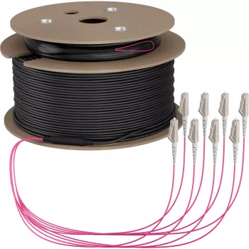EFB Elektronik Trunk-Kabel U-DQ ZN BH OM4 8G 1x8 LC-LC 90m Dca LSZH - 90 m O8322S90OM4