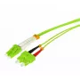 Tecline HD OM5 Glasfaser-Patchkabel, LC auf SC Duplex, 50/125 µm Multimode, Limettengrün, 7,5 m 796LS07